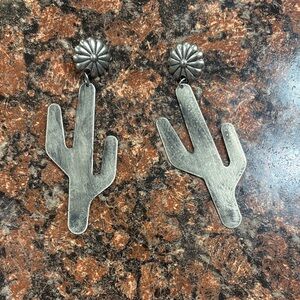 Unique Cactus Dangle Earrings
